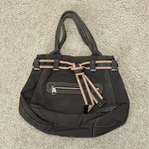 3 foot $30 🎁 GAP Jeans 1969 Women’s Shoulder Bag Purse Brown Denim Y2K Vintage